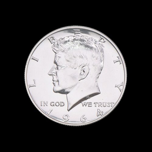 Kennedy silver dollar front