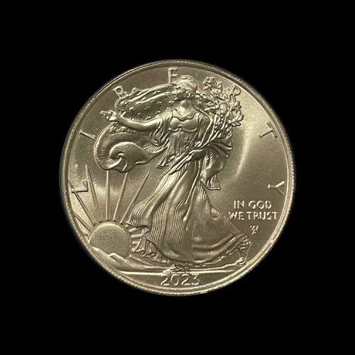 front of coin